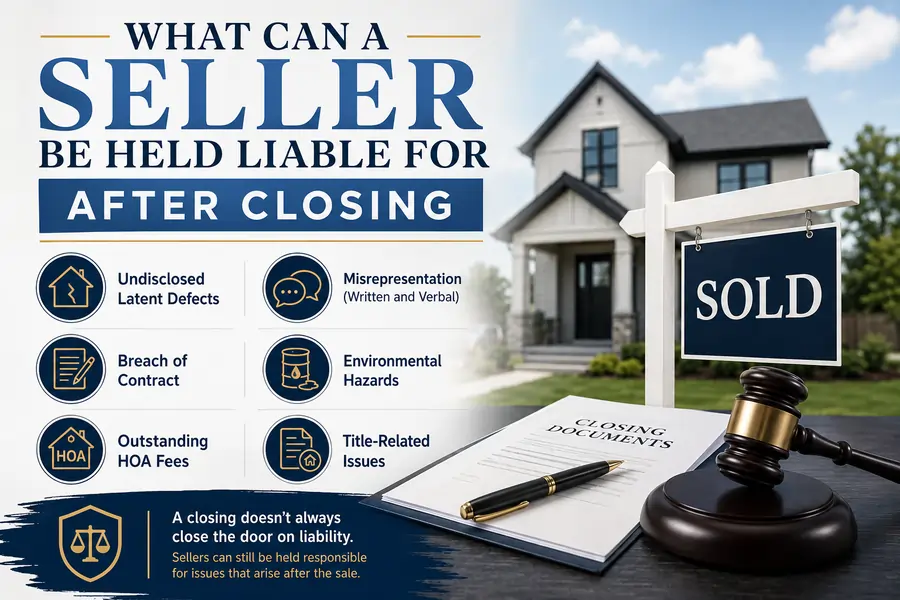What Can a Seller Be Held Liable For After Closing