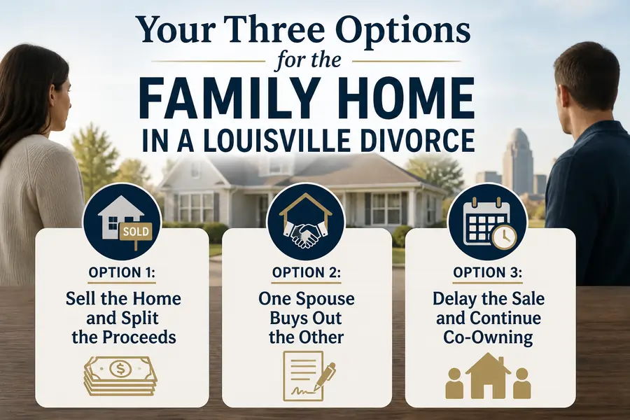 Your Three Options for the Family Home in a Louisville Divorce