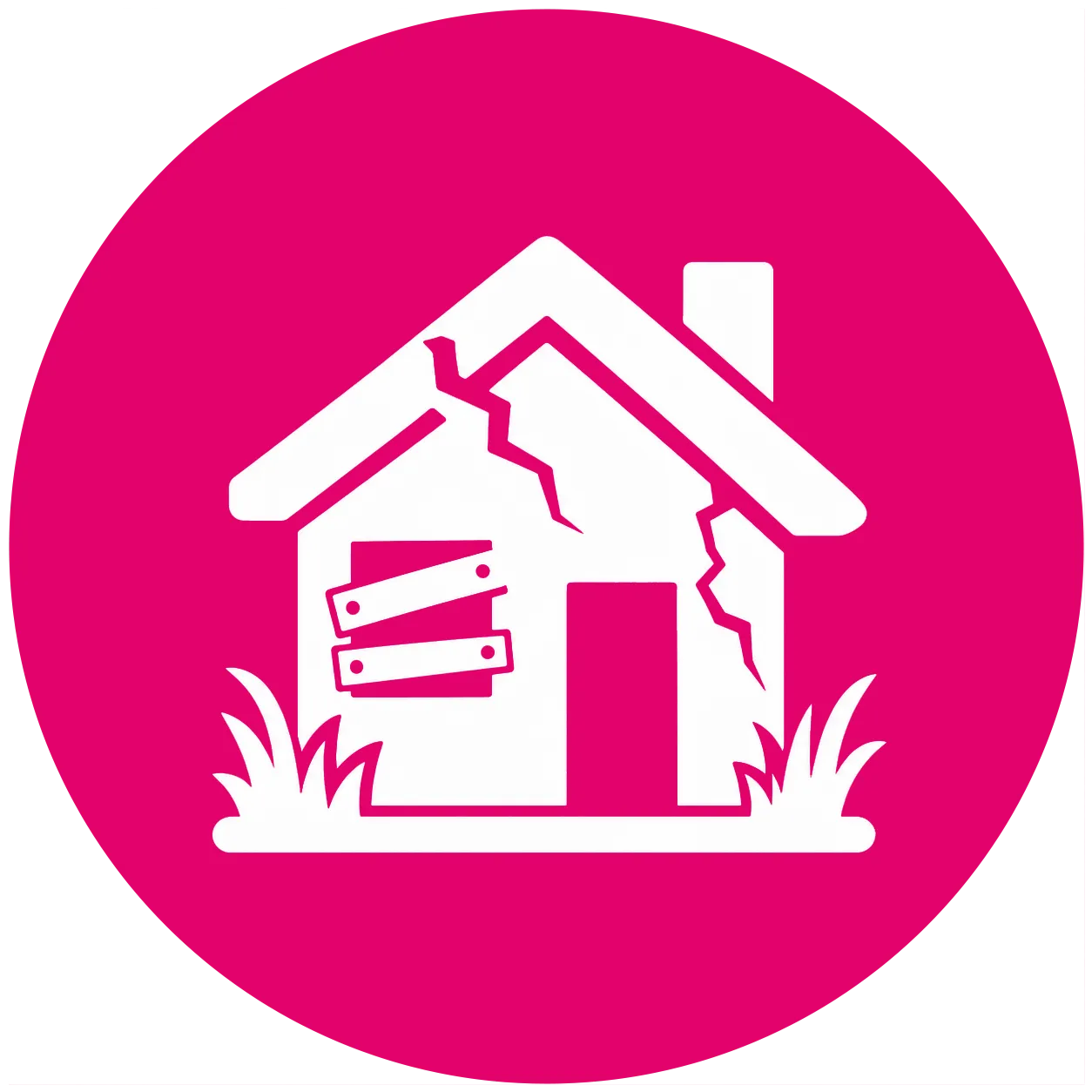 Distressed Louisville property cash sale icon