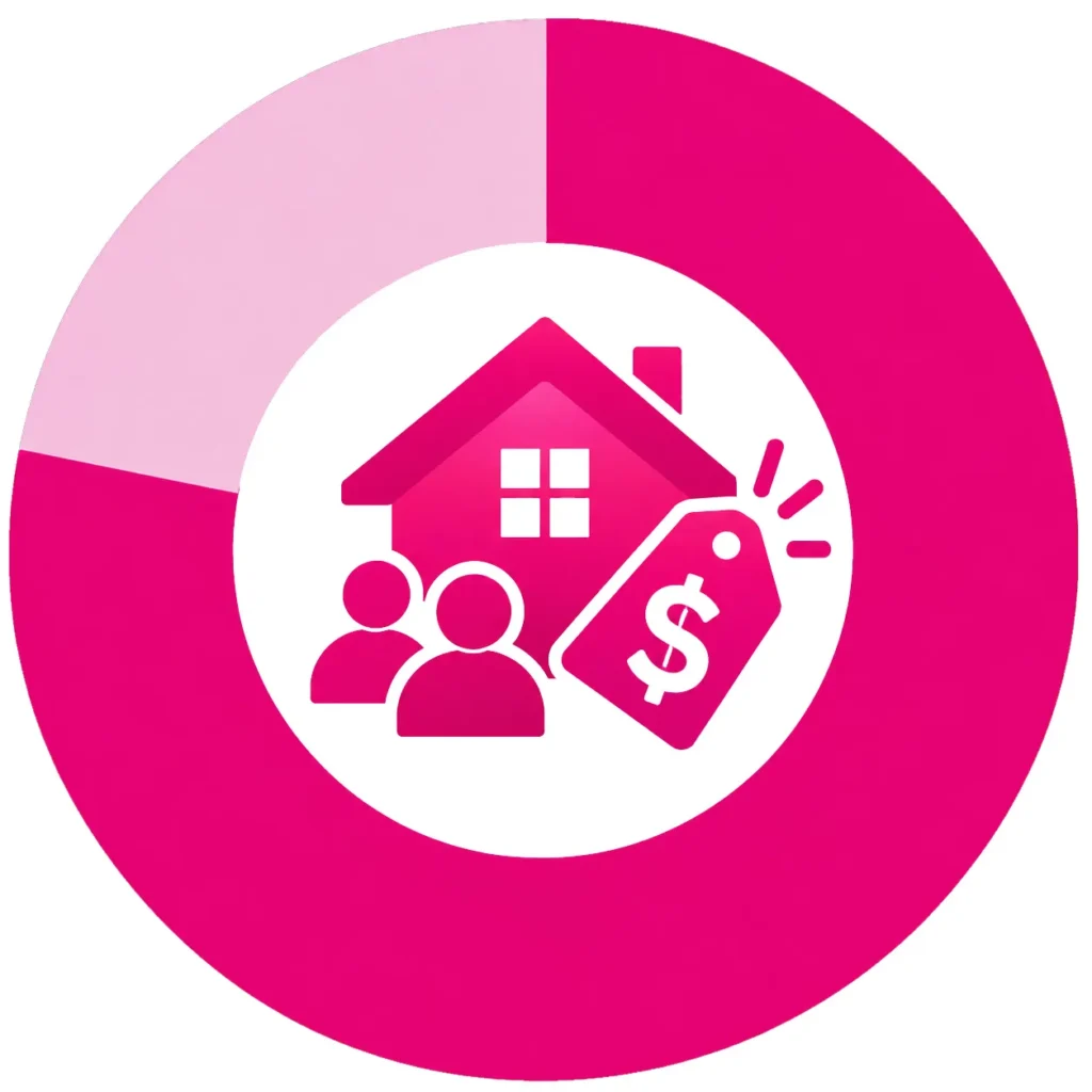 Rental property value icon representing fair offers for Louisville KY homes sold with tenants