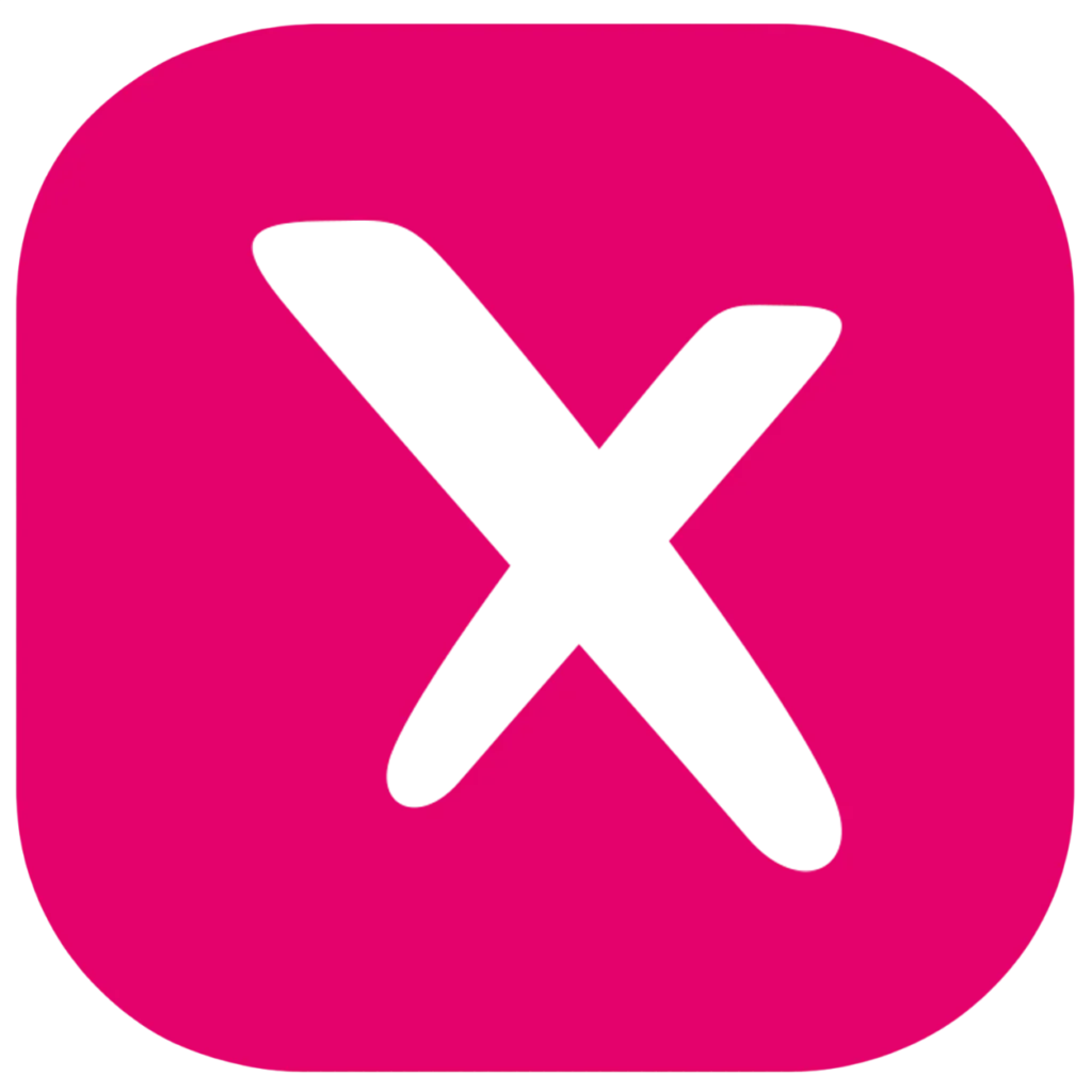 Pink X icon representing no cleanout required before selling an inherited house in Louisville KY